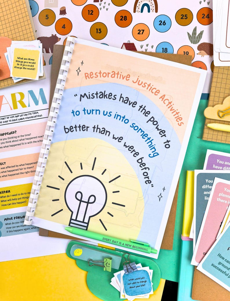 Restorative Justice Bundle, Conflict Resolution, SEL (Digital Download) image 7