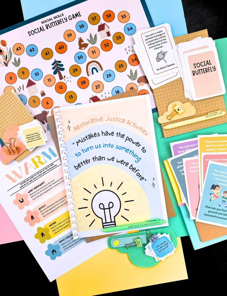 Restorative Justice Bundle, Conflict Resolution, SEL (Digital Download) image 3