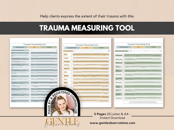 Complex Trauma Communication Tool & Trauma Therapy Assessment for Counseling,  Processing C-PTSD Worksheets, Trauma Reaction Worksheets