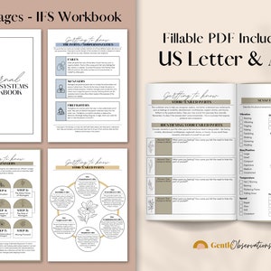 Internal Family Systems Worksheets, IFS Cheat Sheets, Parts Mapping Exercise, IFS Protectors, Therapy Worksheets, Trauma, Anxiety Sheets image 7