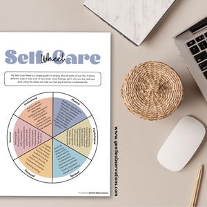 15 Feelings Wheels: Trauma, Trauma Reactions, Anxiety, Atlas of The Heart, Power & Control, Self-Care, DBT Skills, Somatic, ADHD, Sensory image 11