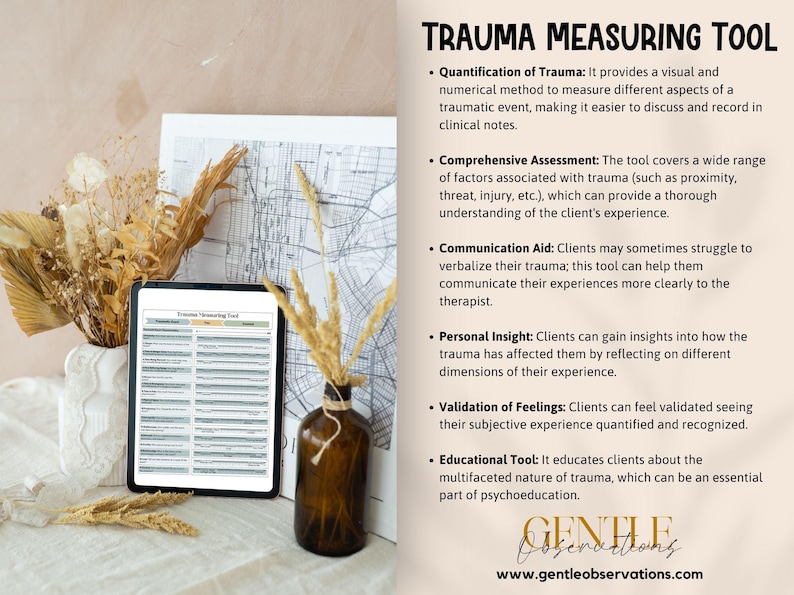 Complex Trauma Communication Tool & Trauma Therapy Assessment for Counseling, Processing C-PTSD Worksheets, Trauma Reaction Worksheets image 2