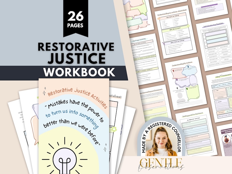 Restorative Justice Bundle, Conflict Resolution, SEL (Digital Download) image 4