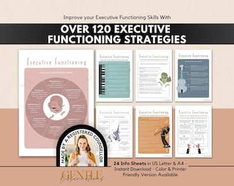 Executive Functioning Toolkit: ADHD Therapy Worksheets (Skills & Strategies)