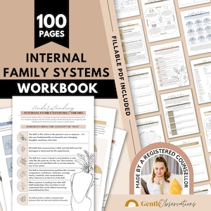 Internal Family Systems Worksheets, IFS Cheat Sheets, Parts Mapping Exercise, IFS Protectors, Therapy Worksheets, Trauma, Anxiety Sheets image 1