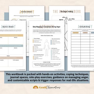This workbook is packed with hands-on activities, coping techniques, journal spaces, role-play exercises, guidance on managing anger, and customizable scripts and trigger responses for real-life situations