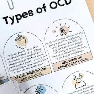 OCD Workbook, CBT Worksheets, Exposure Therapy Tools (Digital Download) image 3