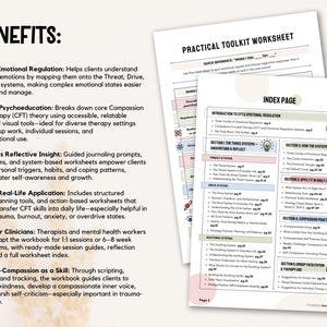 Compassion Focused Therapy Workbook: Emotional Regulation Worksheets for Adults and Teens image 5