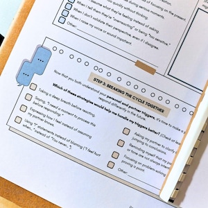 Couples Therapy Workbook: Communication Styles, Boundary Setting - Digital Download image 13