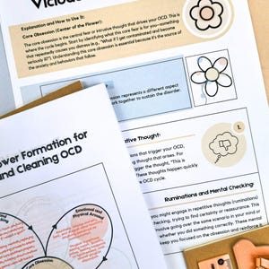 OCD Workbook, CBT Worksheets, Exposure Therapy Tools (Digital Download) image 16