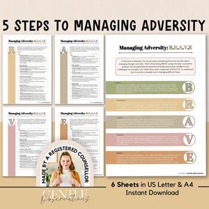Pasos para gestionar la adversidad y desarrollar resiliencia Antes de gestionar la crisis y el trauma, Fichas de terapia psicoeducativa para el desarrollo de la resiliencia