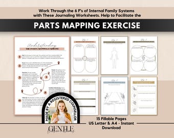 IFS Parts Mapping Exercise - Self-Awareness and Emotional Regulation Tool