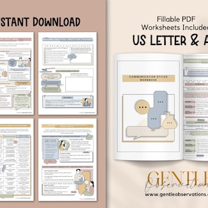Couples Therapy Workbook: Communication Styles, Boundary Setting - Digital Download image 15