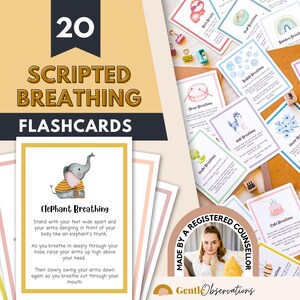 ADHD Executive Functioning Worksheet Bundle for Kids, ADHD Planner, ADHD Counseling, Emotional Regulation Coping Skill Cards, Social Skills image 7
