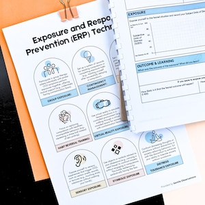 OCD Workbook, CBT Worksheets, Exposure Therapy Tools (Digital Download) image 11