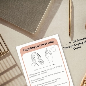 Somatic Therapy Cards: Nervous System Coping Skills (Instant Download) image 4