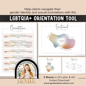 Escalas y mapas de orientaciones e identidades LGBT, herramientas de terapia de expresión e identidad de género, herramienta de comunicación LGBT, inclusión