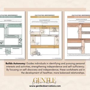 Self-Awareness Worksheets for Co-Dependent Relationships, Finding Yourself In Co-Dependent Relationships, Codependency Therapy Worksheets image 5