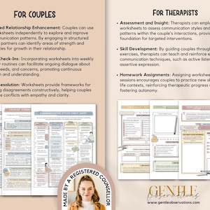 Couples Therapy Workbook: Communication Styles, Boundary Setting - Digital Download image 12