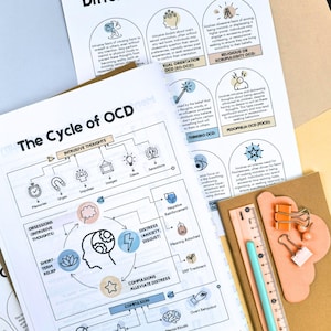 OCD Workbook, CBT Worksheets, Exposure Therapy Tools (Digital Download) image 6