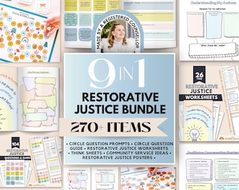 Restorative Justice Bundle, SEL, Conflict Resolution (Digital Download)