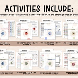 Compassion Focused Therapy Workbook: Emotional Regulation Worksheets for Adults and Teens image 9