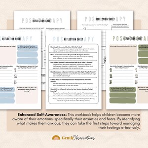 Post Therapy Reflection Worksheets, Therapy Progress Tracker, Therapy Office Forms, Post Therapy Journal Prompts, Coping Skills Sheets image 3