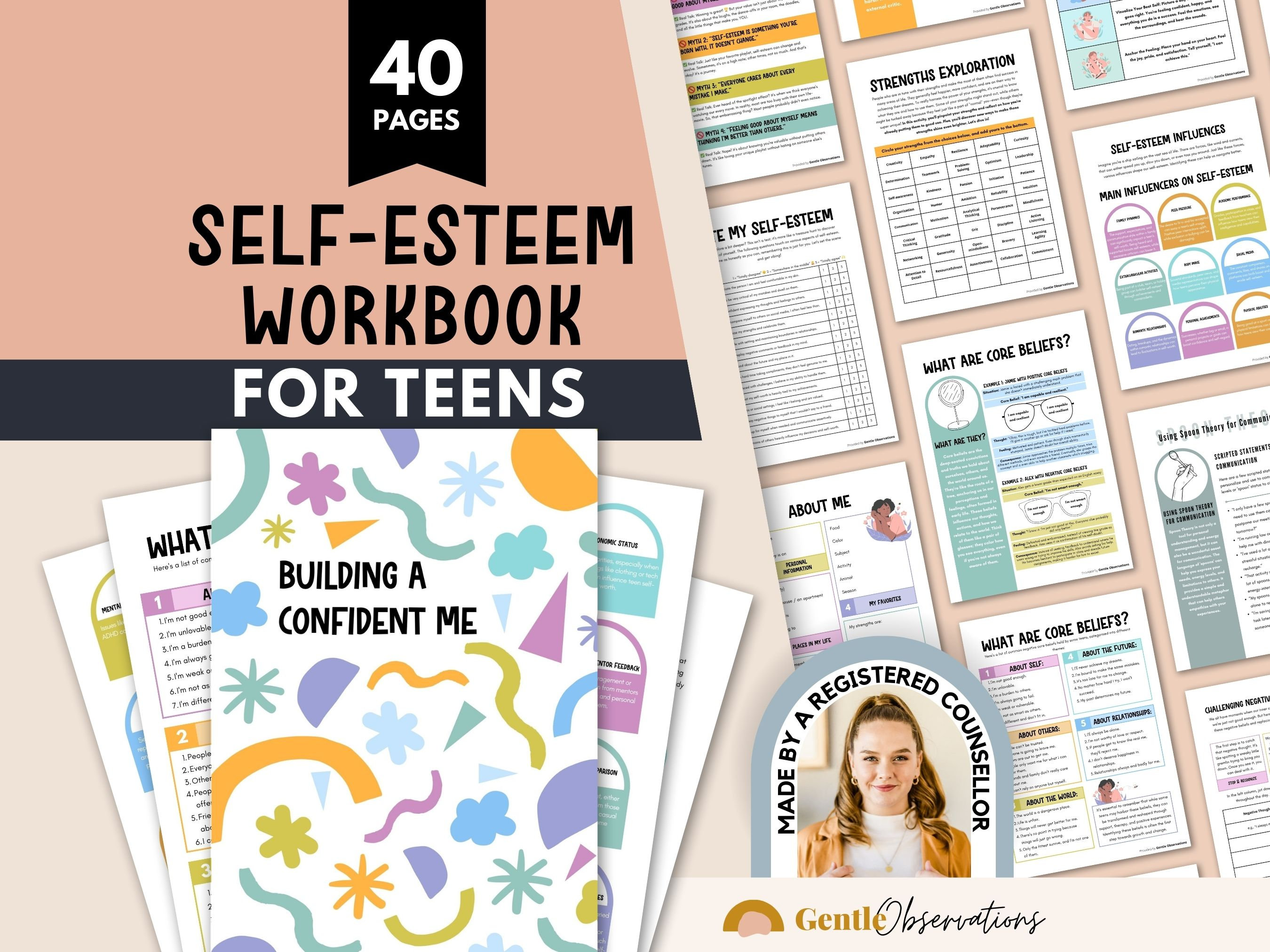 Self-esteem workbook for teens.