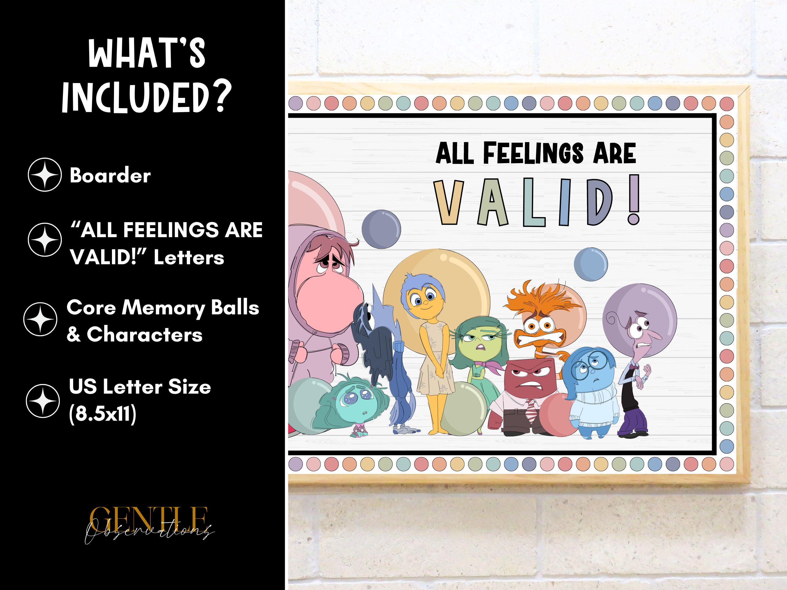 Inside Out 2 Bulletin Board Kit for School Counselors, Classroom ...