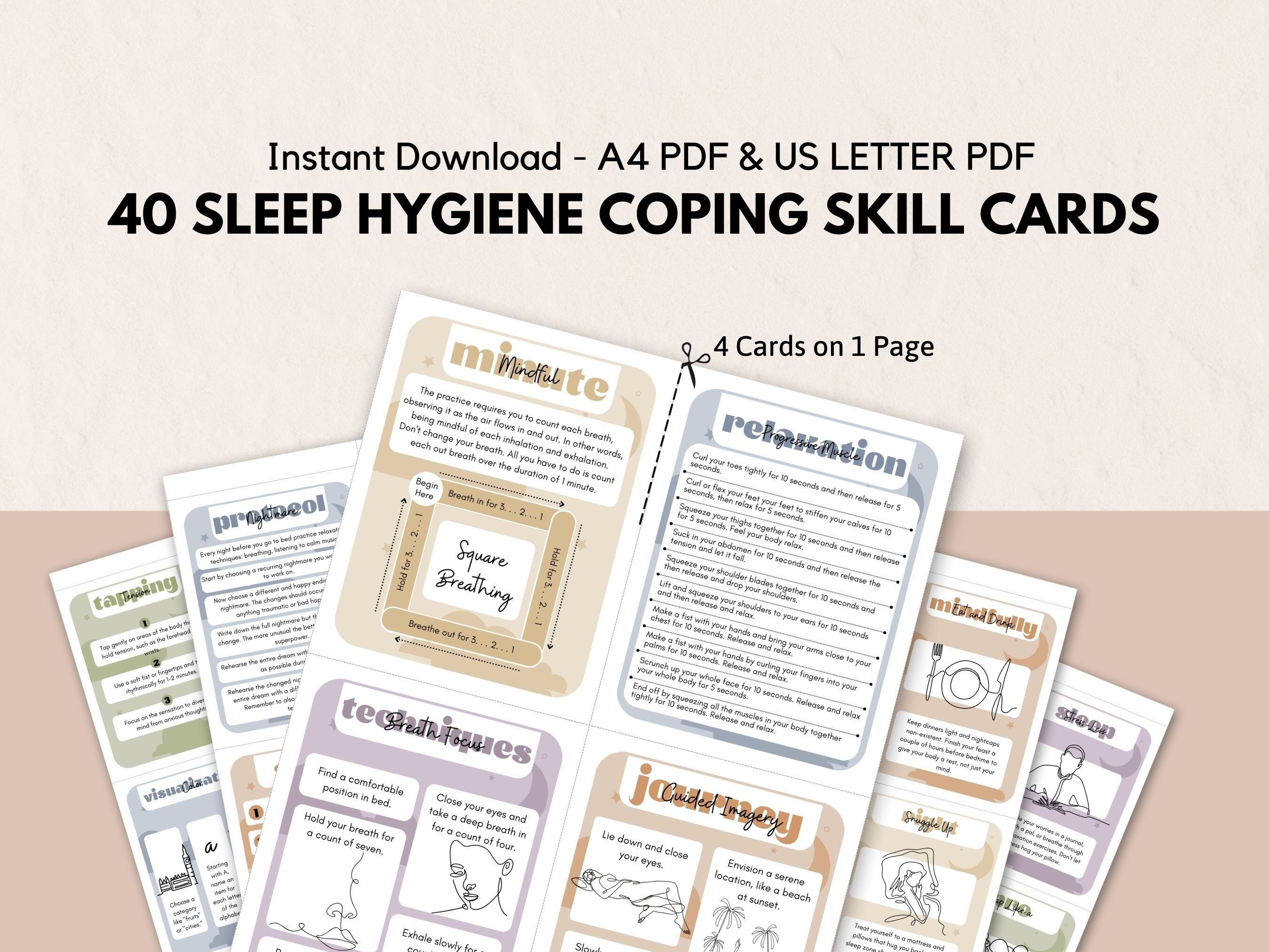 Nightmare Protocol.pdf Sleep Hygiene Education & Coping Skill Cards for Creating A Better ...