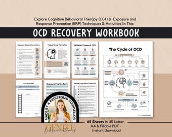 OCD Workbook - CBT Übungen und Angstbewältigung Arbeitsblätter