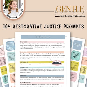 Restorative Justice Bundle, Conflict Resolution, SEL (Digital Download) image 13