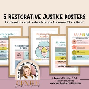 Restorative Justice Bundle, Conflict Resolution, SEL (Digital Download) image 14