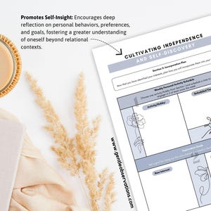Self-Awareness Worksheets for Co-Dependent Relationships, Finding Yourself In Co-Dependent Relationships, Codependency Therapy Worksheets image 6