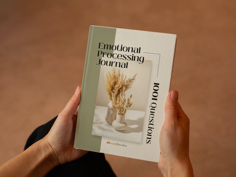 1001 preguntas para el diario de procesamiento emocional, preguntas de terapia, libro electrónico para el alivio de la ansiedad, cuaderno de ejercicios de preguntas reflexivas sobre salud mental imagen 4