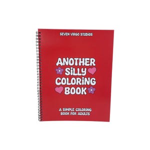 Funny Coloring Book for Adults, Simple Bold and Easy, 8.5 x 11, Relaxing Activity, Self Care
