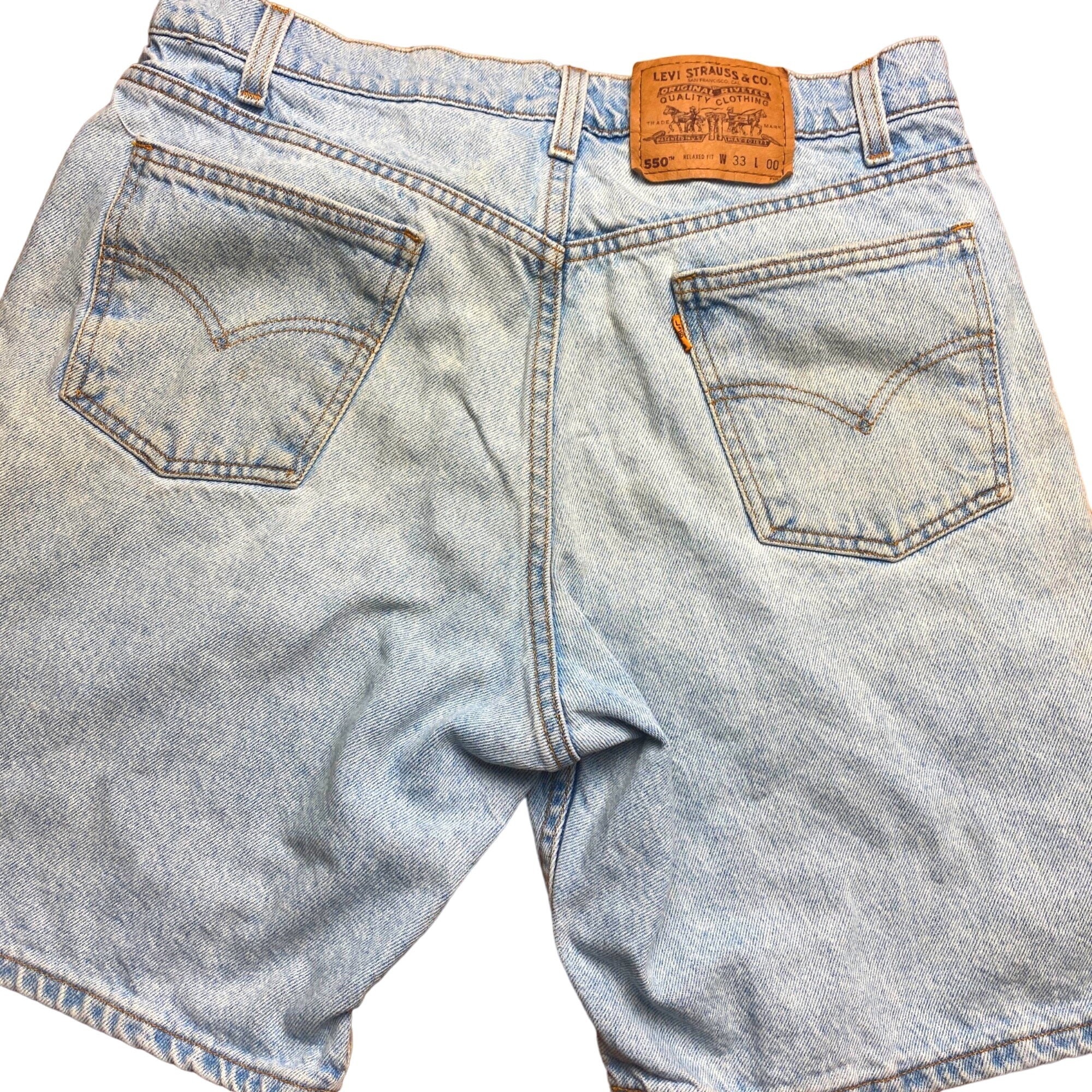 Womens levi 550 top relaxed fit shorts