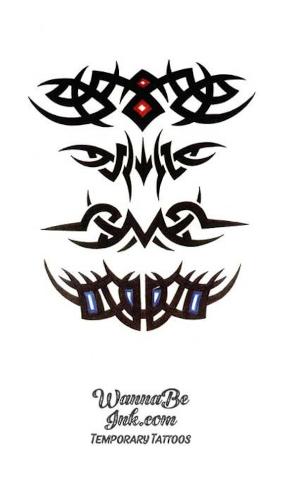 Barbed Wire Tribal Arm Band Best Temporary Tattoos - Etsy Finland
