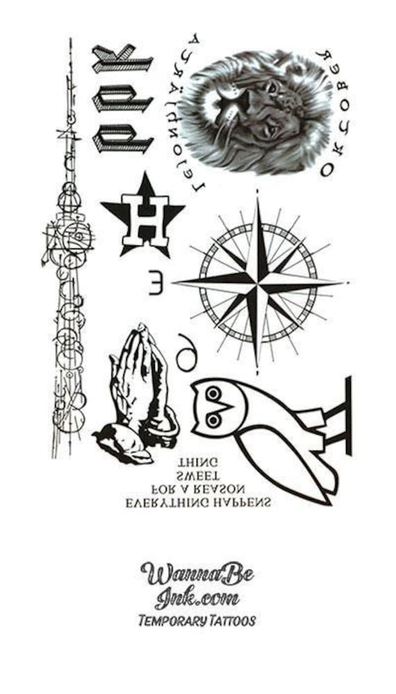 Owl Praying Hands Compass and Symbols Best Temporary Tattoos - Etsy Australia Owl Praying Hands Compass and Symbols Best Temporary Tattoos - Etsy Australia