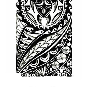 Sea Turtle Tribal Arm Temporary Tattoos