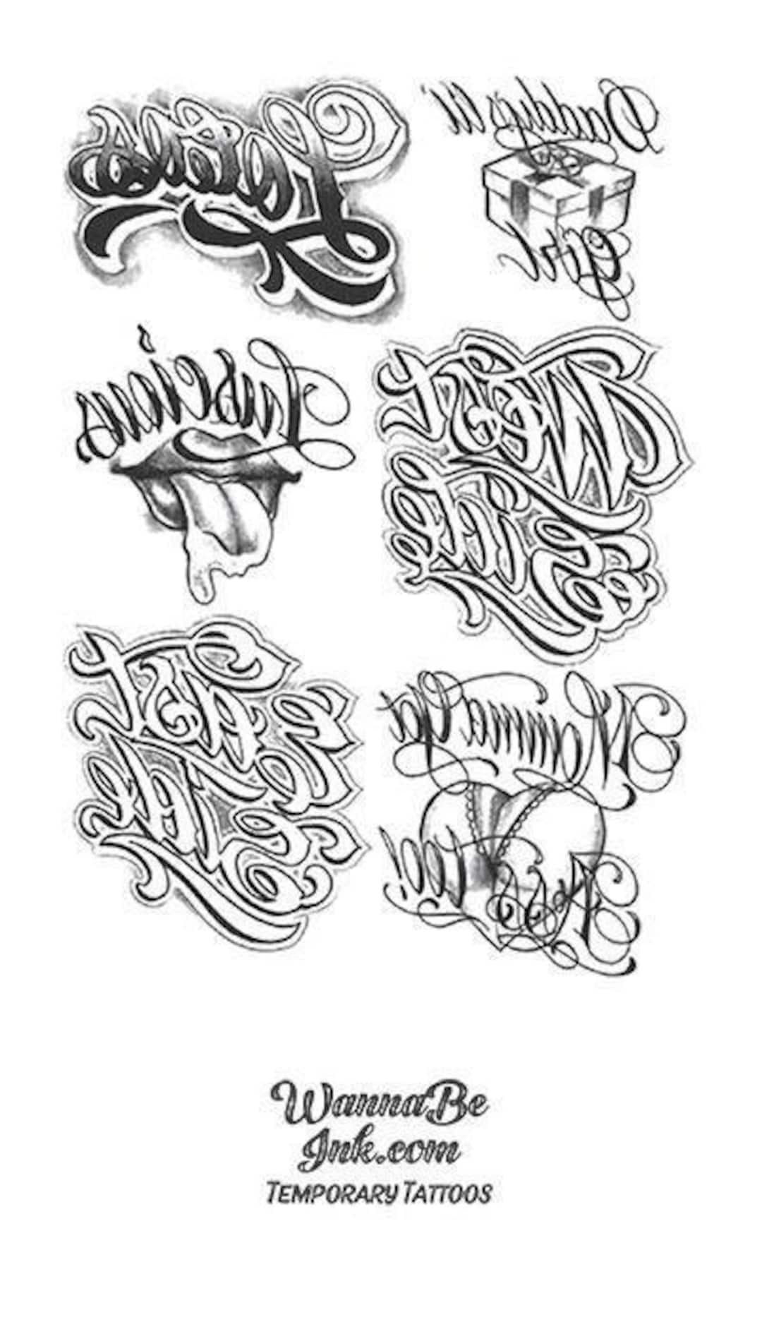 6 Sayings to Wear Best Temporary Tattoos Etsy