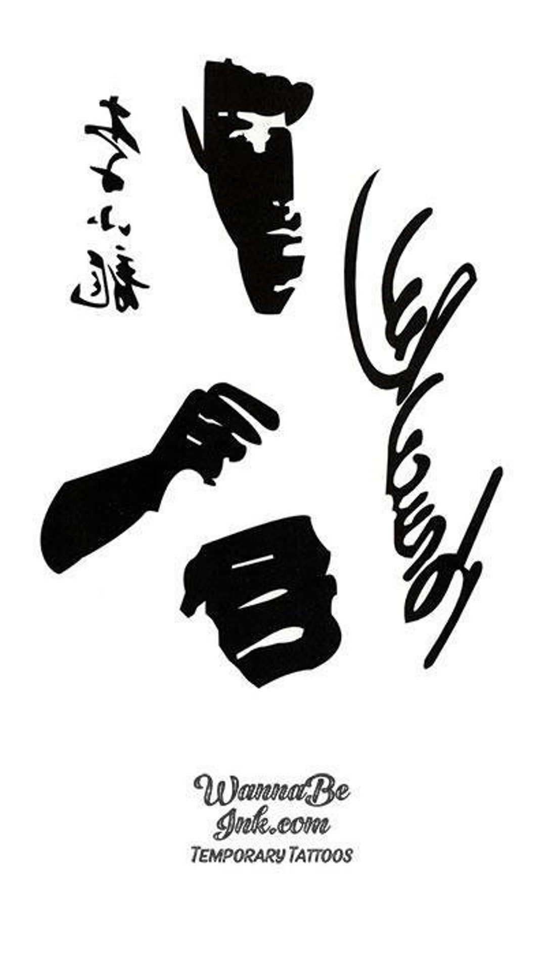 Buy Bruce Lee Hands Best Temporary Tattoos Online in India  Etsy