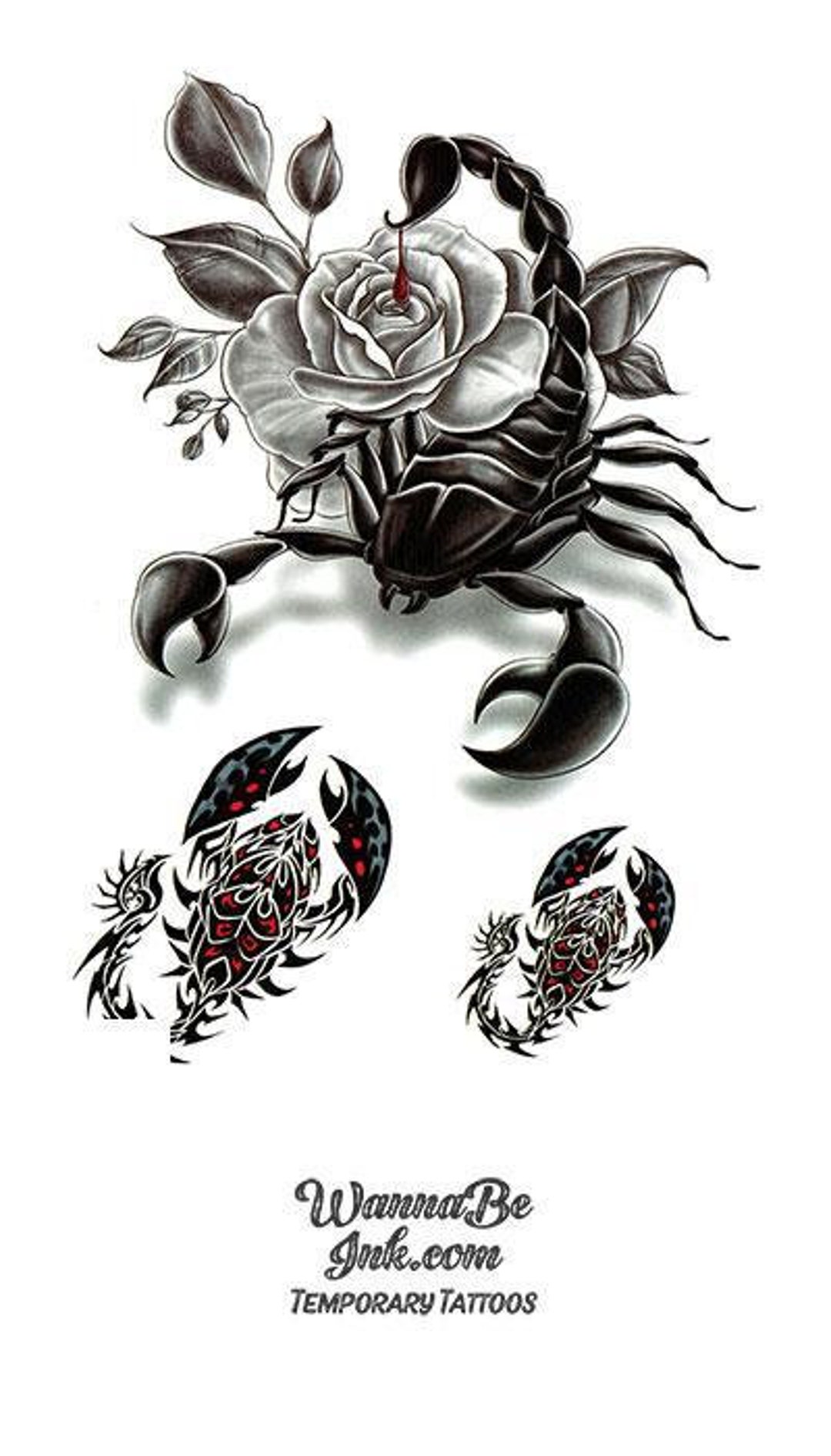 Top 74+ rose scorpion tattoo