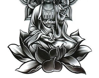 Buddha Tattoo - Etsy Australia Buddha Tattoo - Etsy Australia