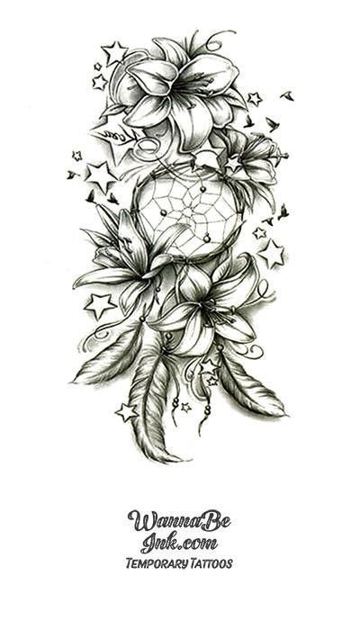 Dream Catcher and Feathers Best Temporary Tattoos