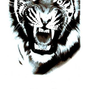 Tiger Temporary Tattoo