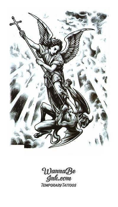 archangel michael prayer tattoo