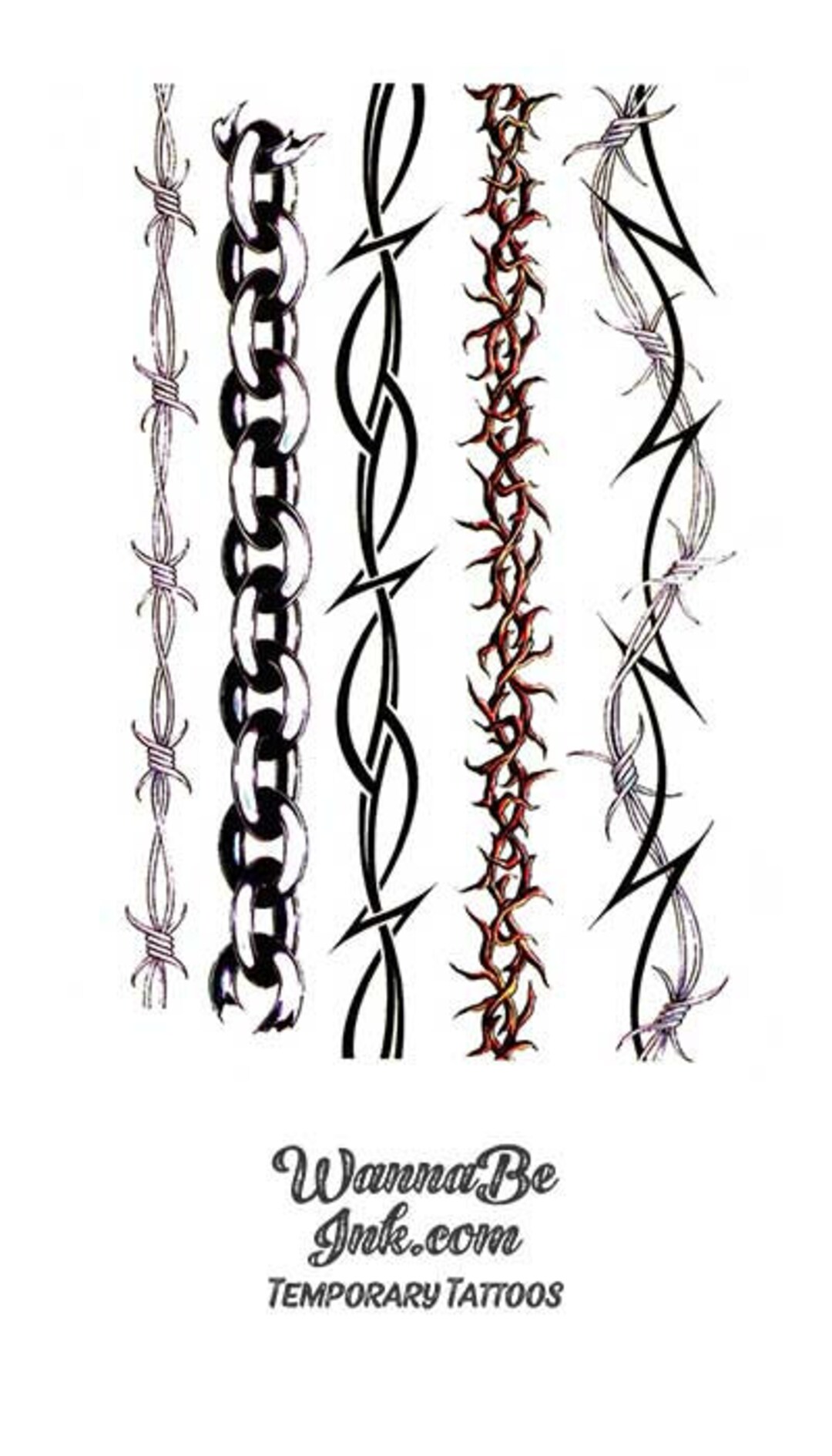 Barbed Wire Arm Bands Best Temporary Tattoos - Etsy Australia