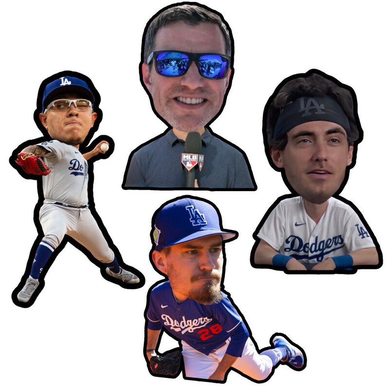 MLB Big Head Stickers Etsy