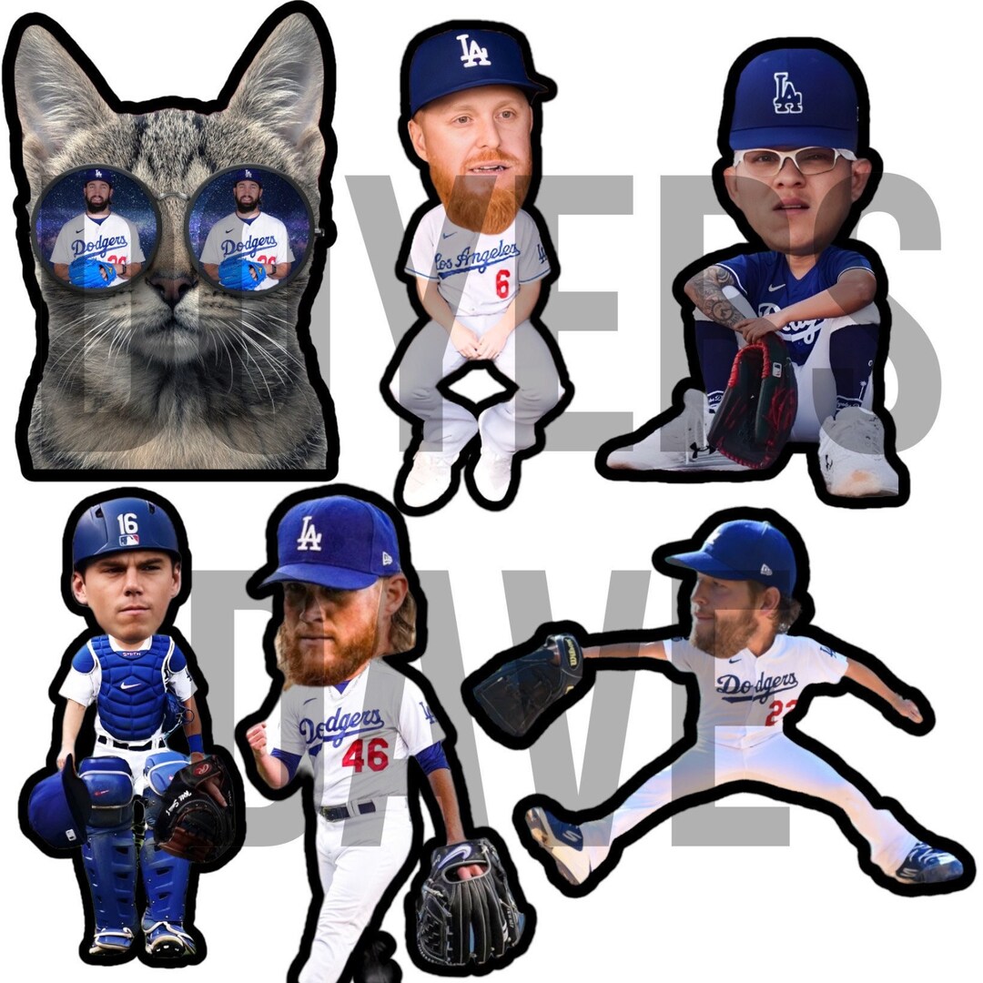 MLB Big Head Stickers Etsy